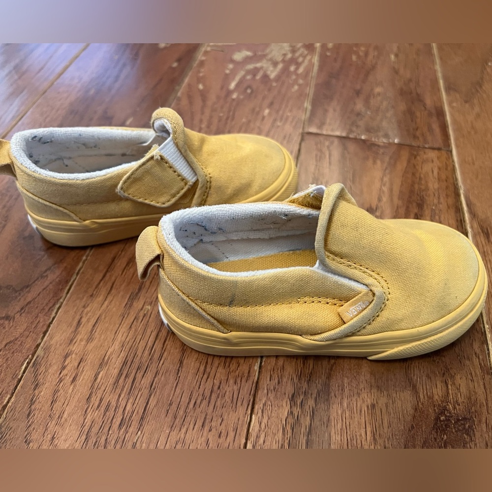 Baby Boy’s Mustard Vans